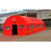 Produksi Tenda Oval BNPB Jakarta