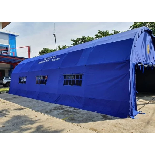 Produksi Tenda Oval BNPB Jakarta