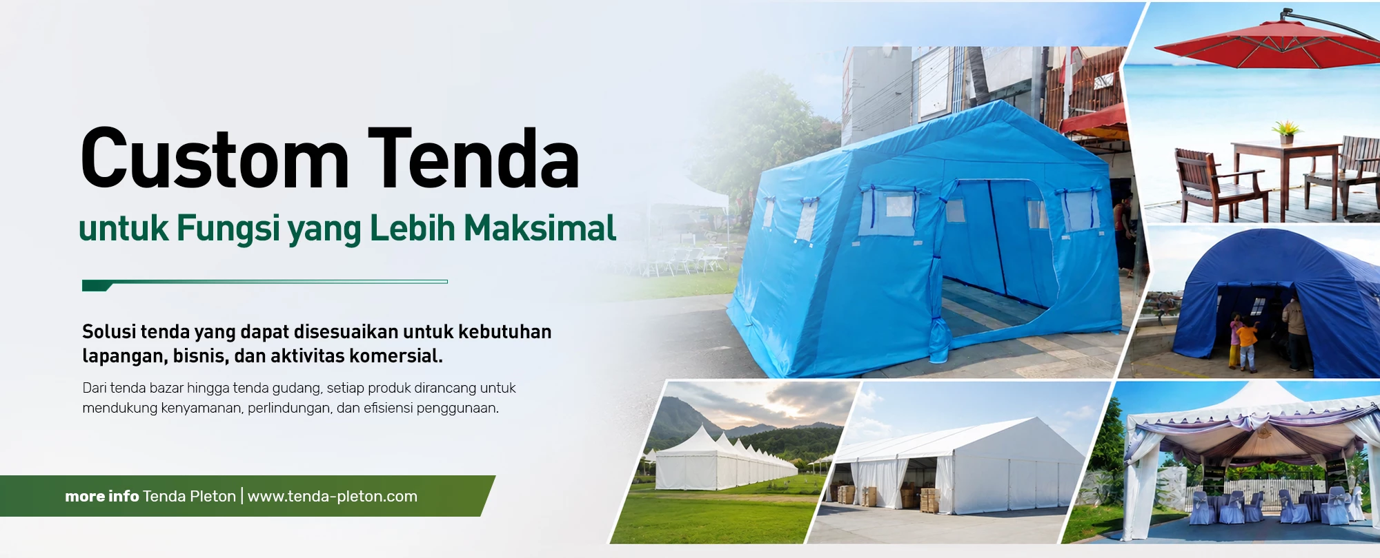 Custom Tenda untuk Fungsi yang lebih maksimal